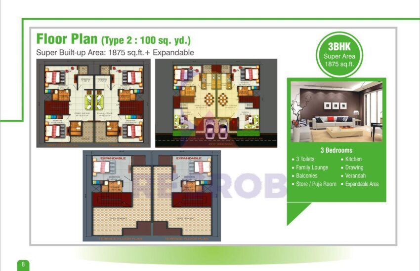 3 BHK Villa Sale in Kingson Green Villa