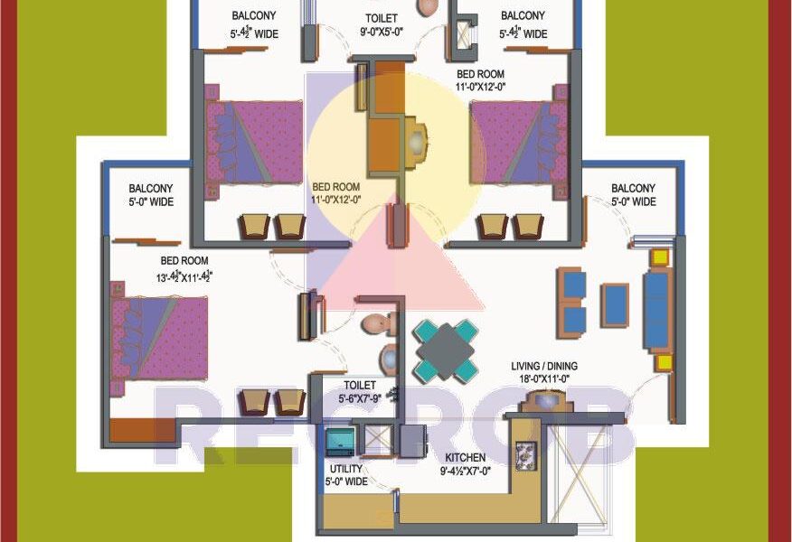 3 BHK Apartment For Sale in Paramount Emotions