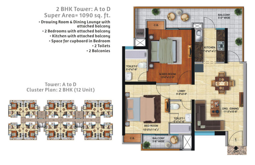 2 bhk apartments for sale in Ace City